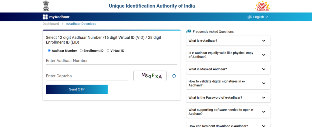 How to Download Aadhaar card