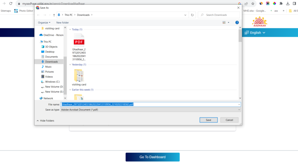 How to Download Aadhaar card